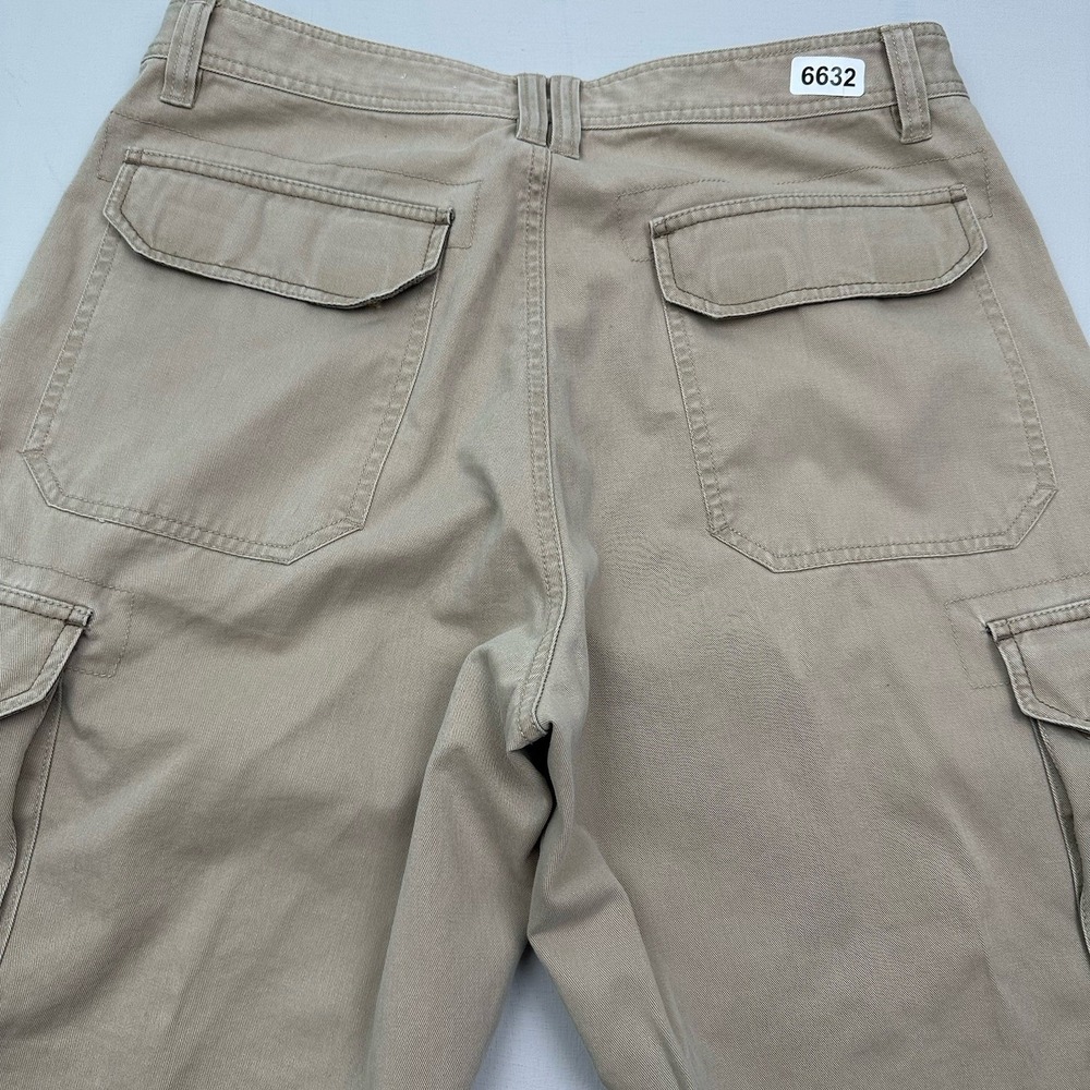 Y2K VTG Unionbay Cargo Pants 33x30 Khaki Straight Loose Baggy Cotton Skater
